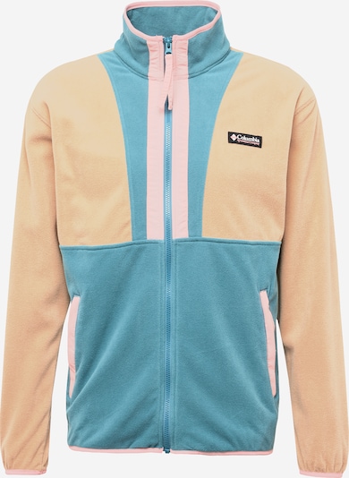 COLUMBIA Athletic fleece jacket in Cognac / Petrol / Pink / Black, Item view