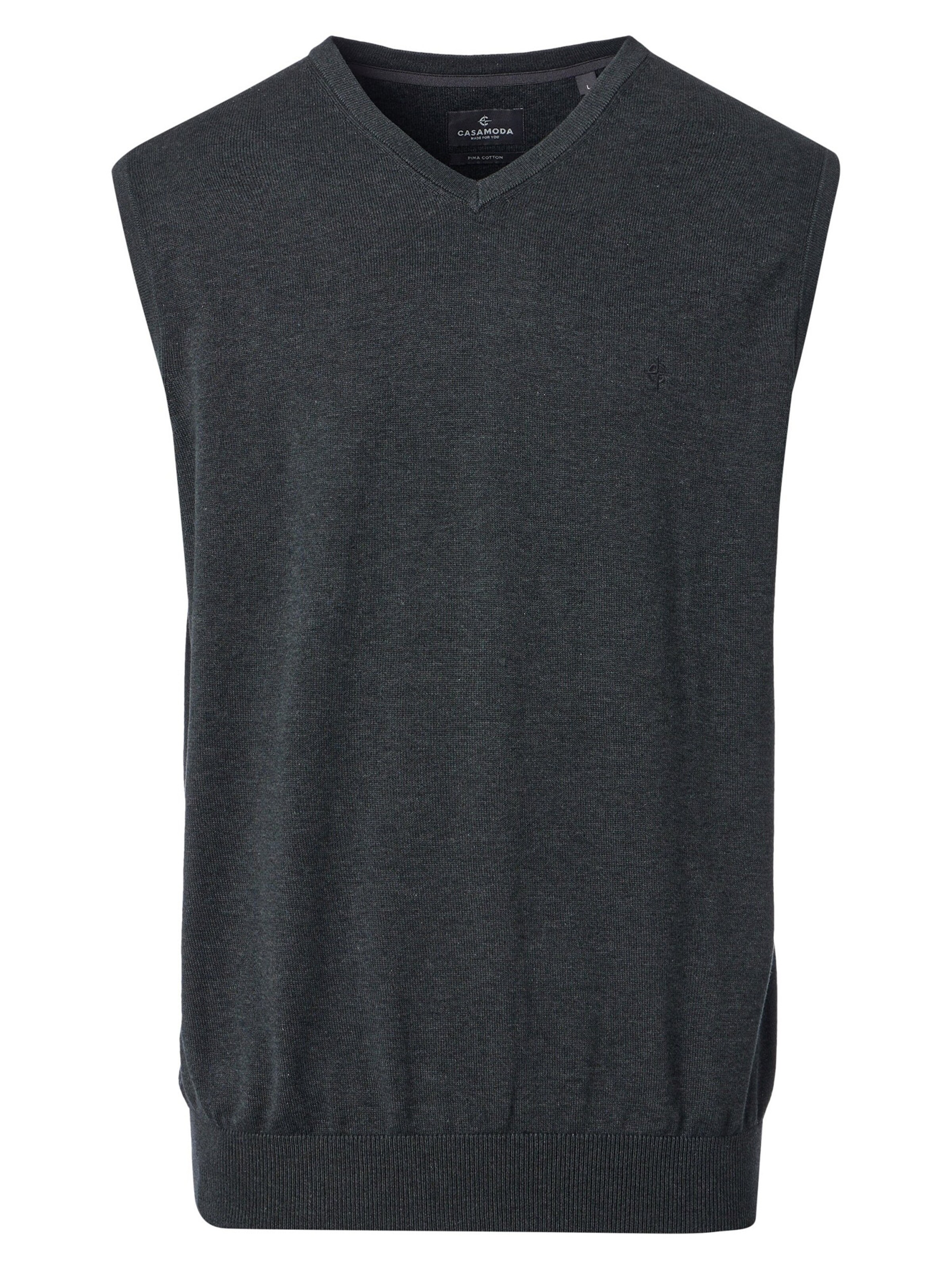 CASAMODA Sweater 'Basic' in Grey: front