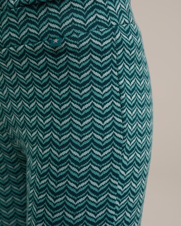 WE Fashion Flared Leggings in Grün