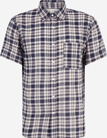 AÉROPOSTALE - Ajuste regular Camisa en azul: frente