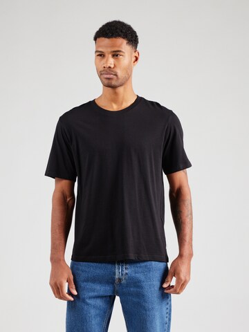 JJ Rebel - Camiseta 'JREBROCKY' en negro: frente