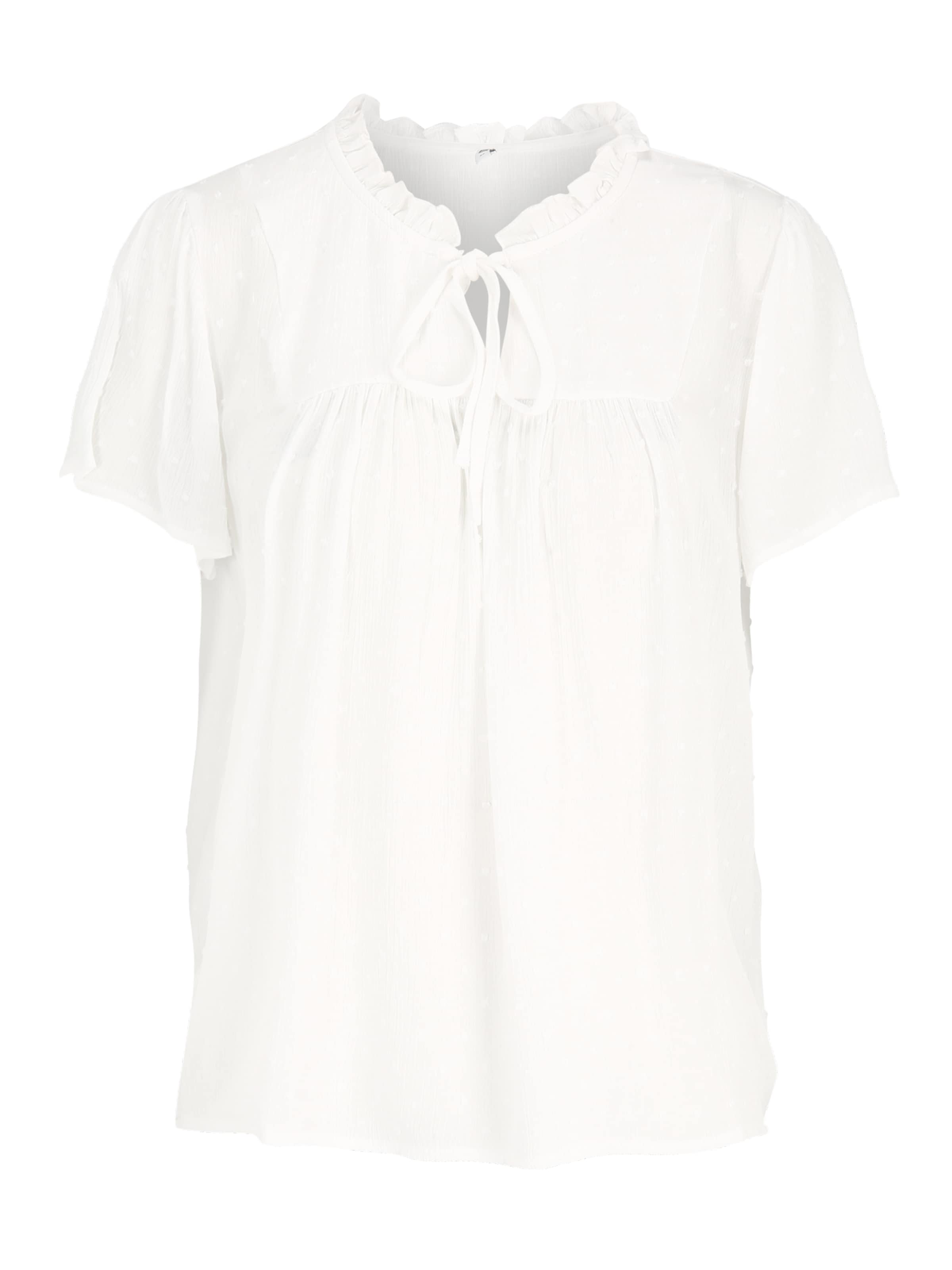 JDY Блуза 'Lima' в бяло: отпред