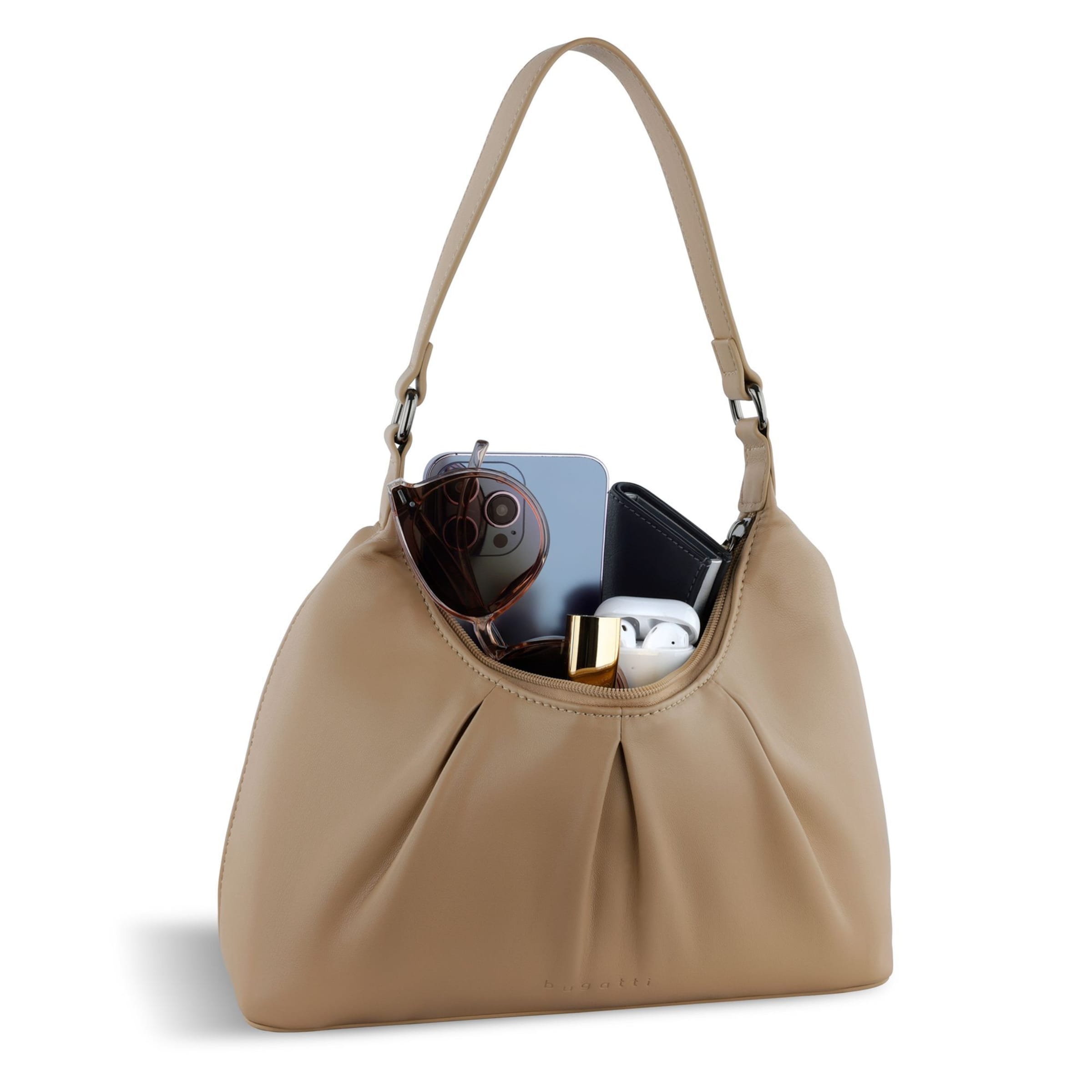 bugatti Schultertasche 'Mila' in Beige