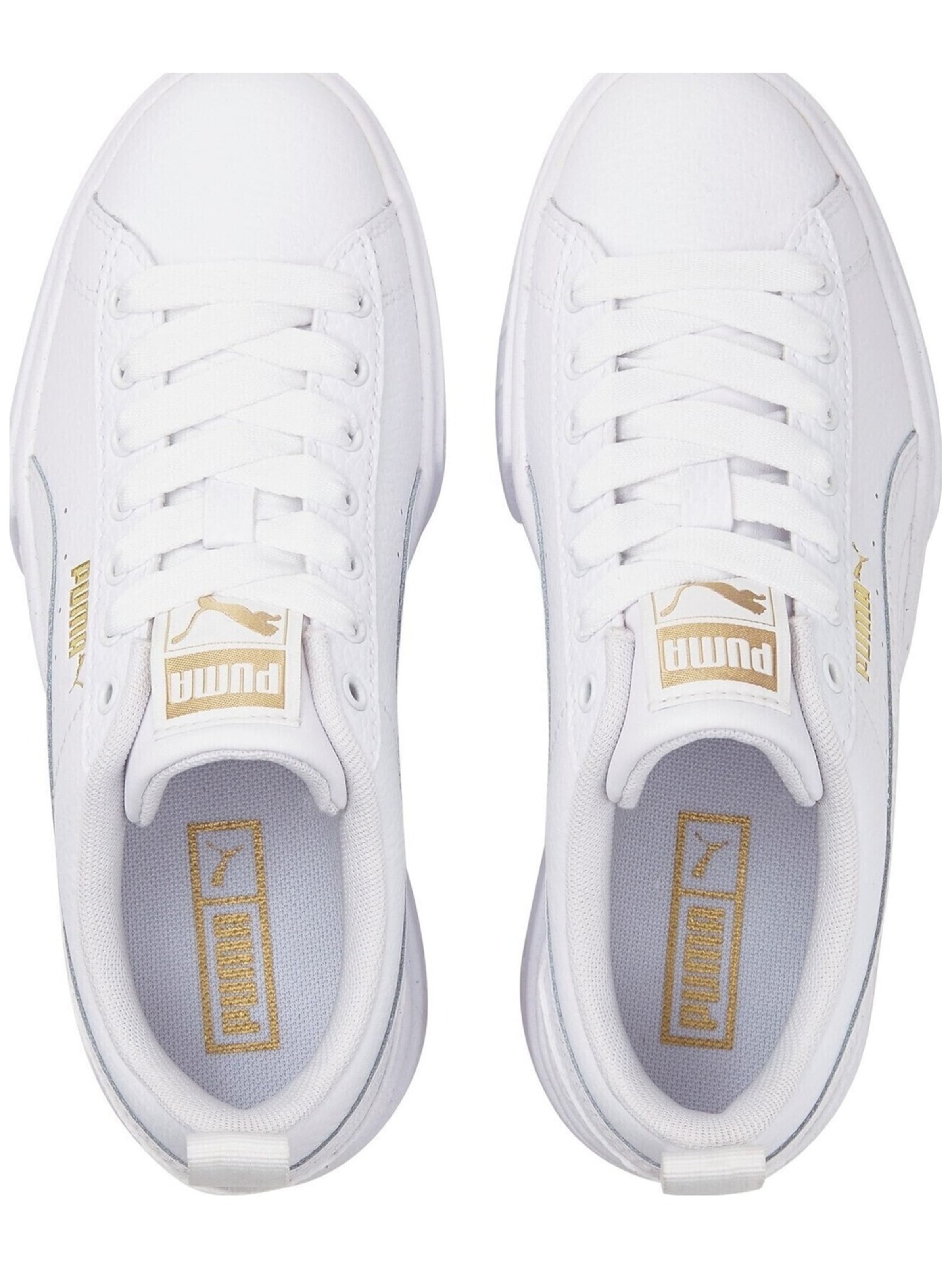 Sneaker bassa 'Puma Mayze Lth Jr' di PUMA in bianco