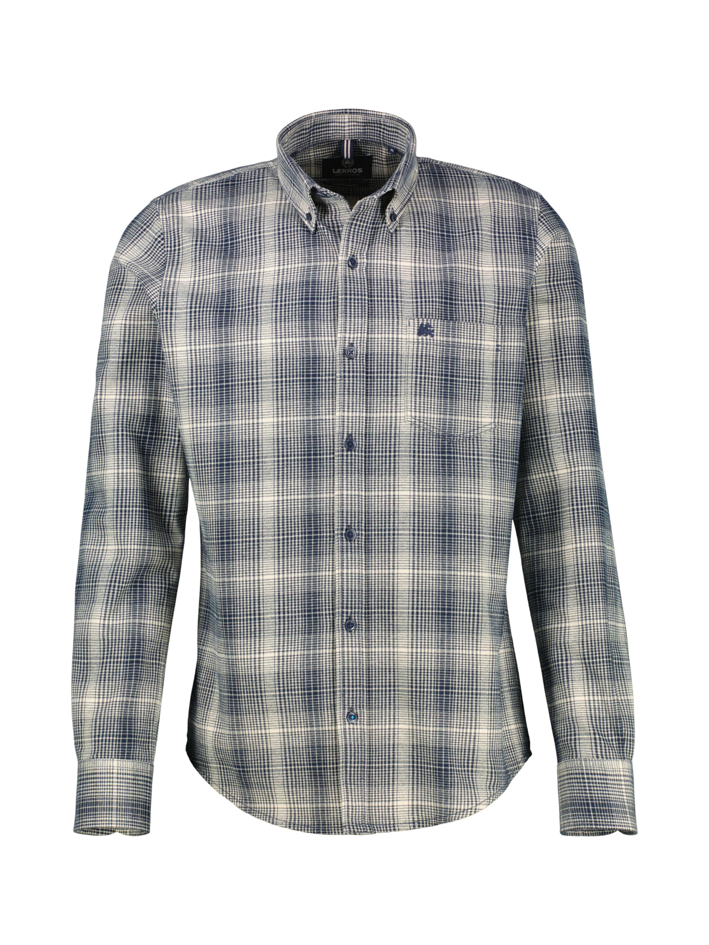 LERROS Regular fit Overhemd in Blauw: voorkant