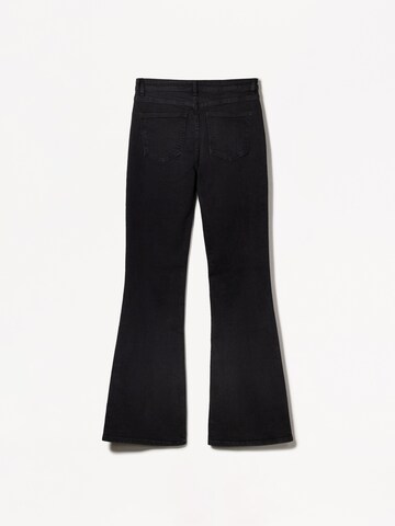 évasé Jean Bershka en noir