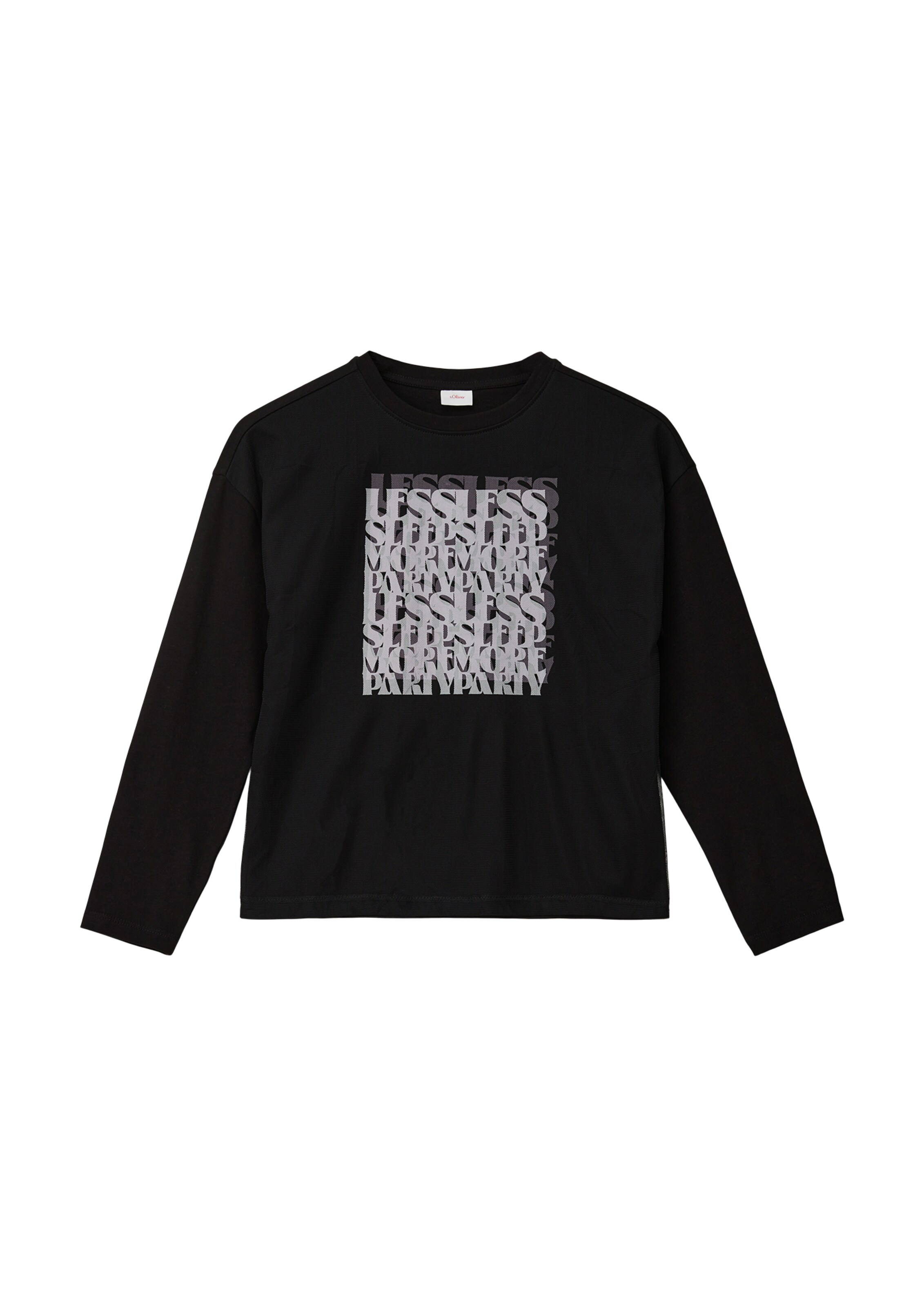 s.Oliver Shirt in Schwarz: Vorderseite