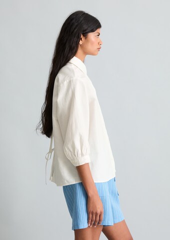 Marc O'Polo DENIM Bluse in Weiß