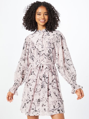 AllSaints Košilové šaty 'Kelli' – pink: přední strana