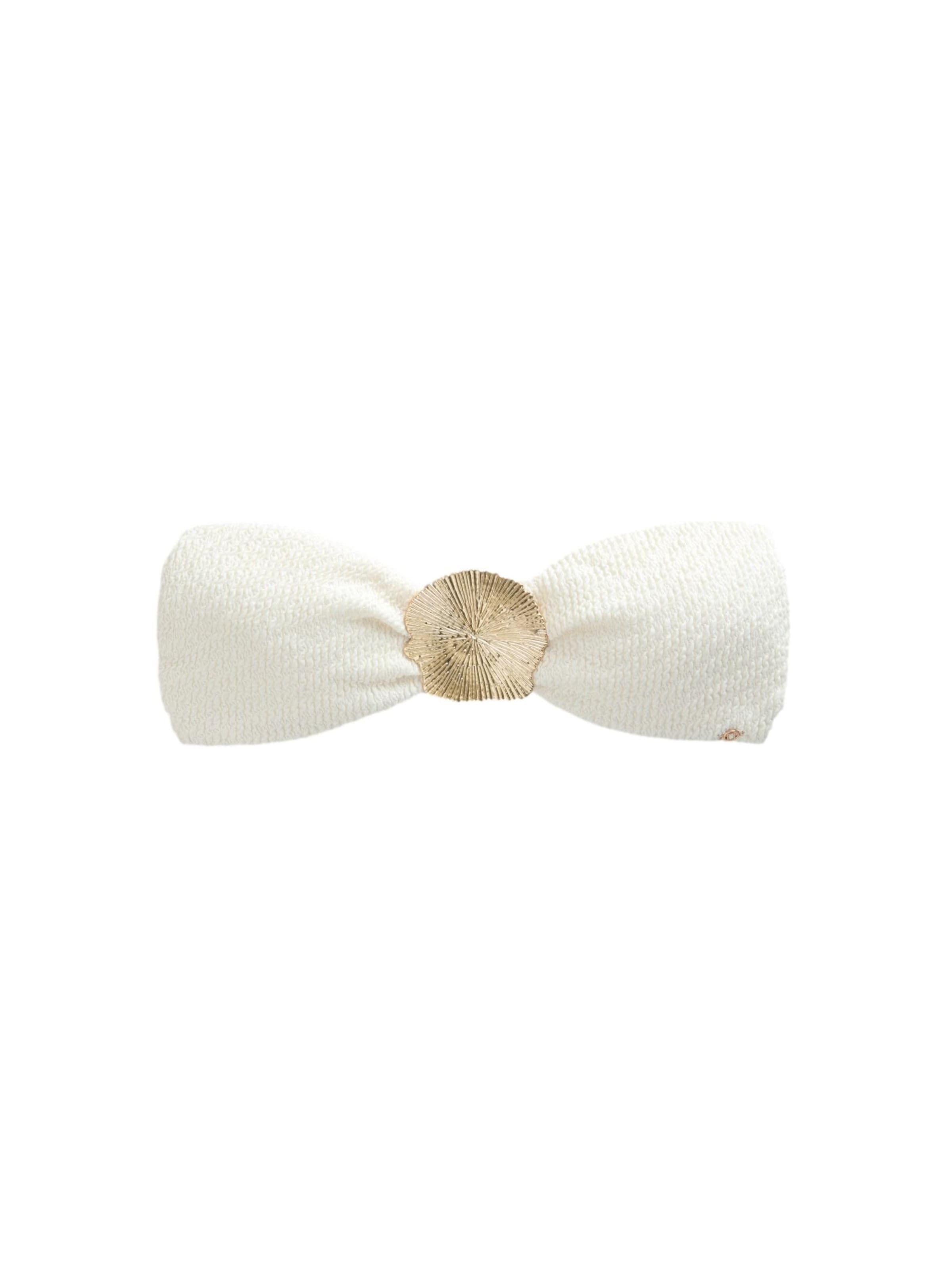 Next Bandeau Bikinitop in Beige: Vorderseite