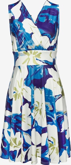 Rochie VIVANCE pe albastru / verde deschis / mov închis / alb murdar, Vizualizare produs