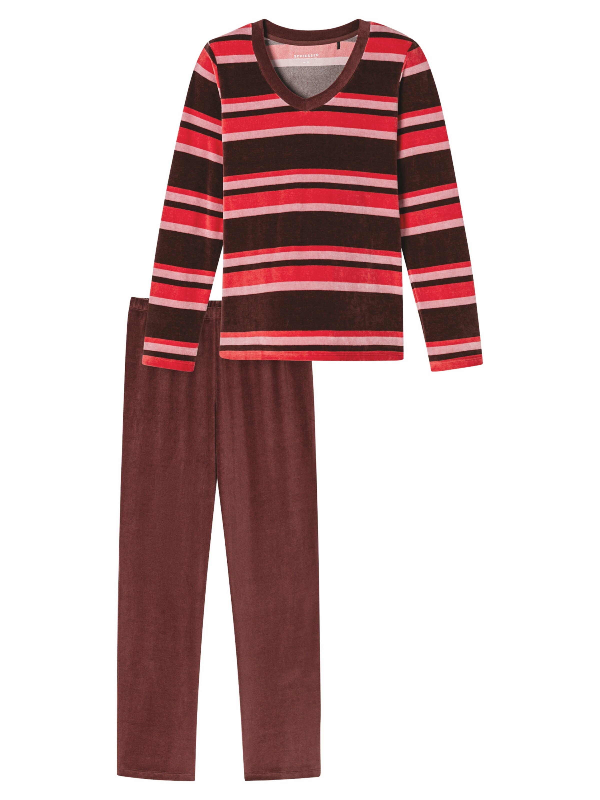 SCHIESSER Pyjama in Roze: voorkant