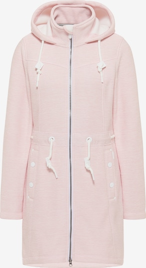 ICEBOUND Knitted coat in Pastel pink / White, Item view
