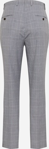 pilka BURTON MENSWEAR LONDON Standartinis Kelnės su kantu 'SKFF GRY GREEN CHECK'