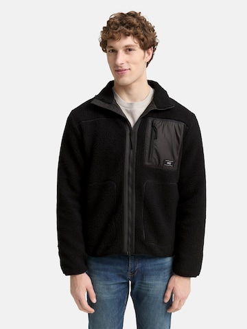Veste mi-saison TOM TAILOR DENIM en noir : devant