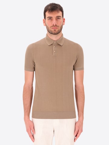T-Shirt 'Carrara' Distretto12 en marron : devant