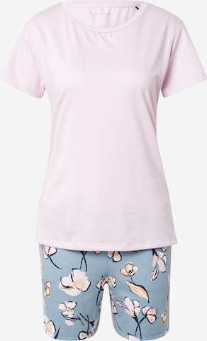 SCHIESSER - Pijama de pantalón corto en rosa: frente