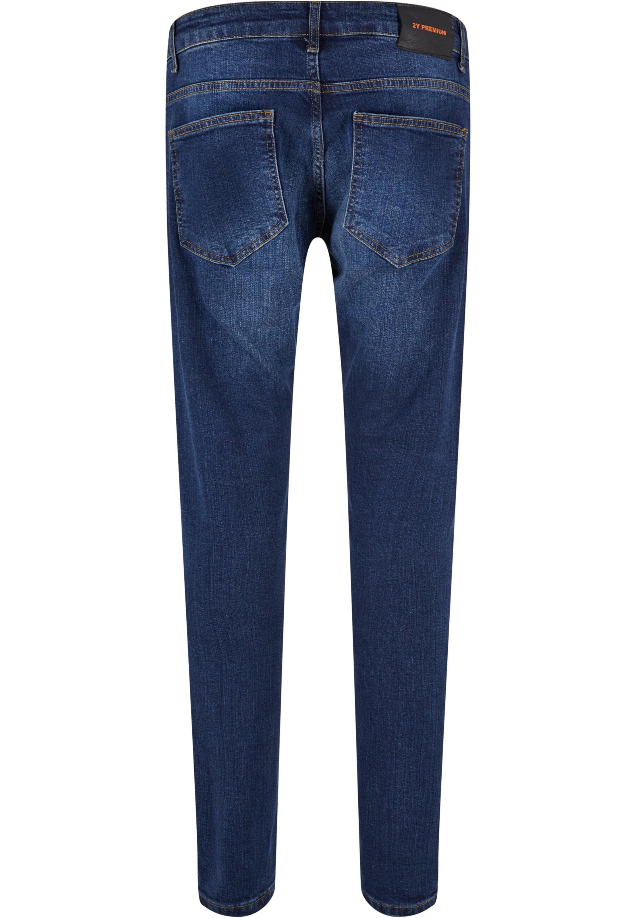 2Y Premium Skinny Jeans in Blau