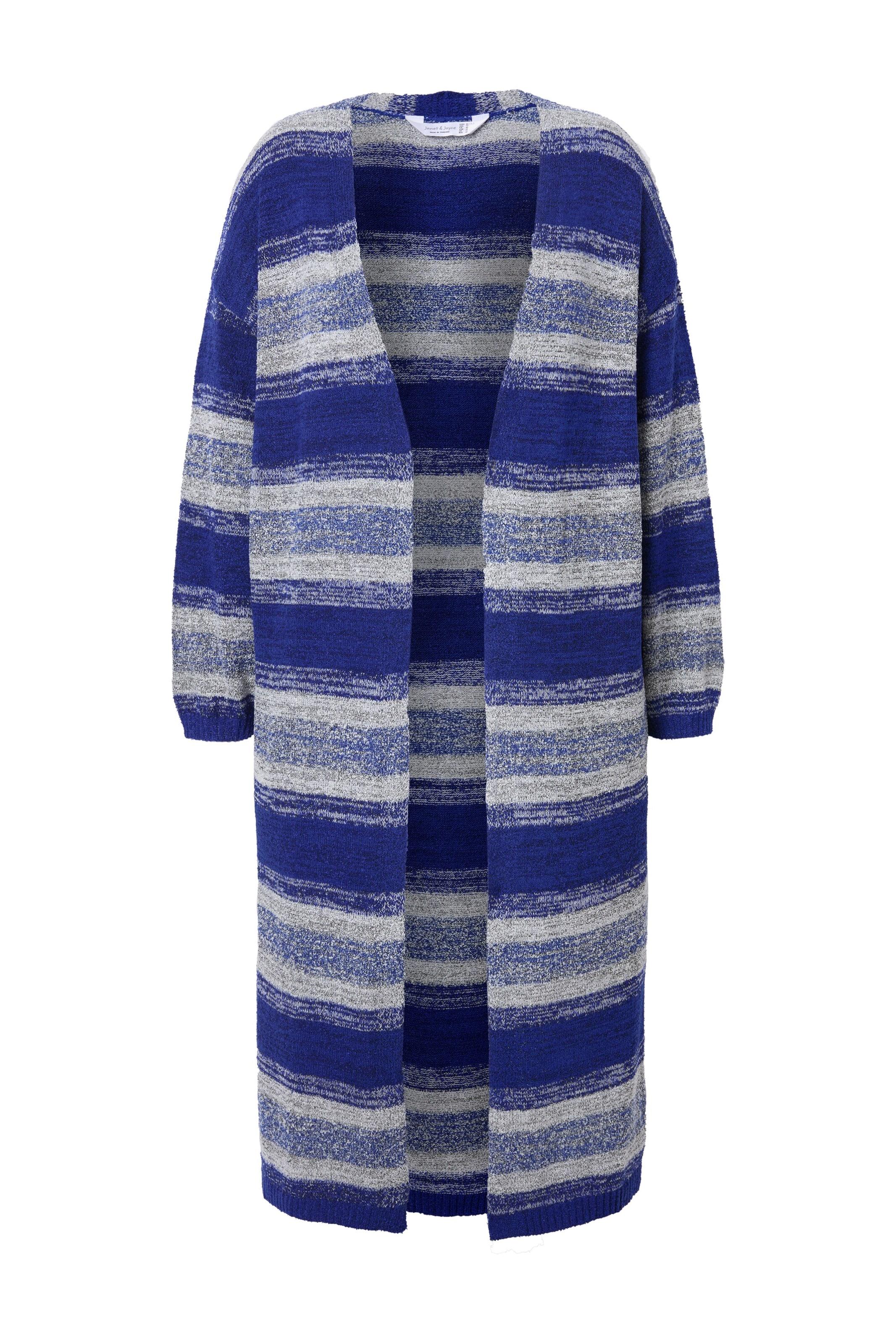 Janet & Joyce Knit cardigan in Blue: front