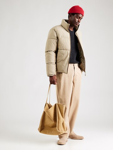 JACK & JONES Φθινοπωρινό και ανοιξιάτικο μπουφάν 'JORVESTERBRO' σε μπεζ