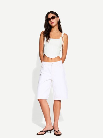 Bershka Top – bílá