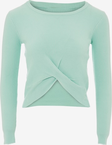 NALLY Trui in Groen: voorkant