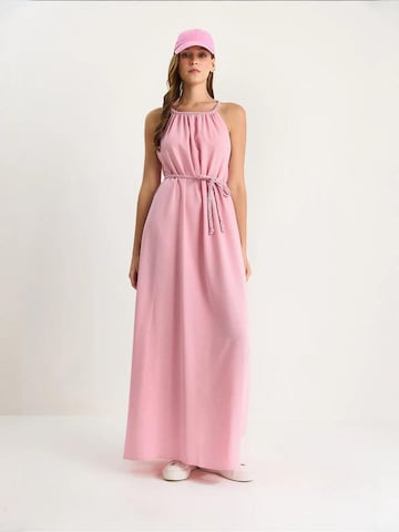 Bianco Lucci Kleid 'Midi'‌‌‌‌‌‌‌‌‌‌ in Pink