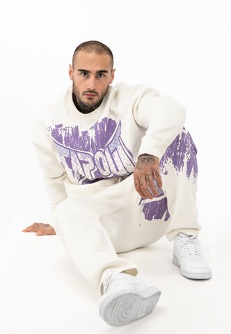Sweat-shirt ' CF CREW ' Tapout en blanc