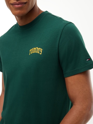 žalia Tommy Jeans Marškinėliai