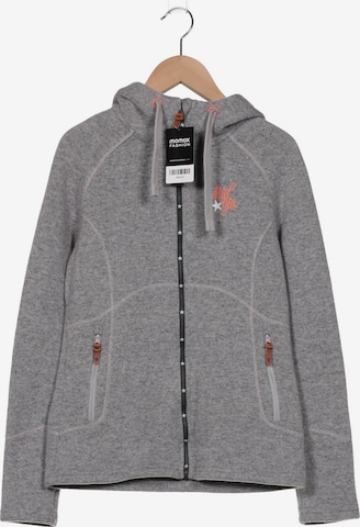 Maloja Sweatshirt & Zip-Up Hoodie in S in Grey: front