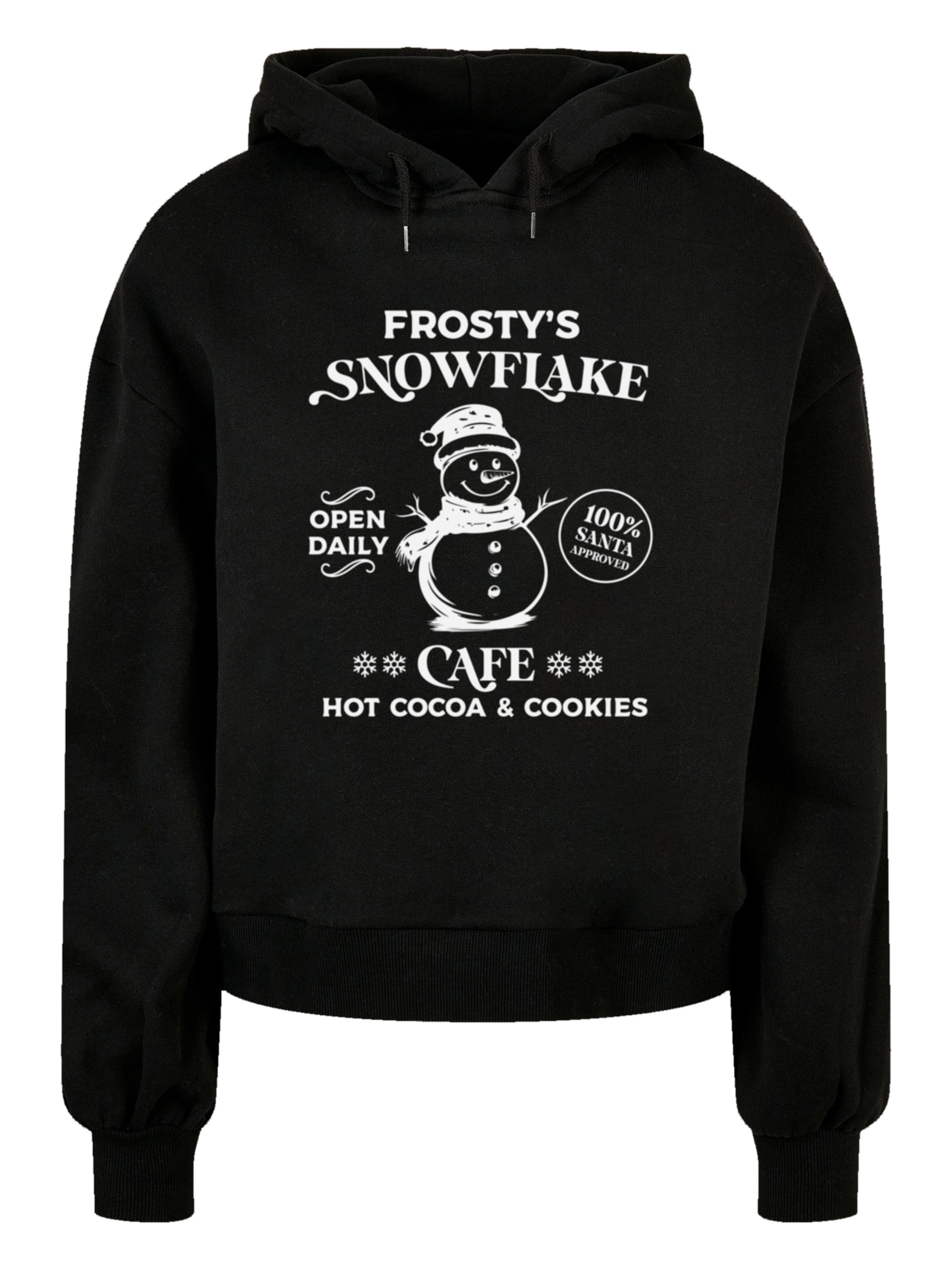 F4NT4STIC Sweatshirt in Zwart: voorkant