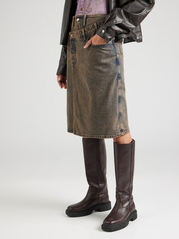 GUESS Originals Skirt 'GO' in Brown: front