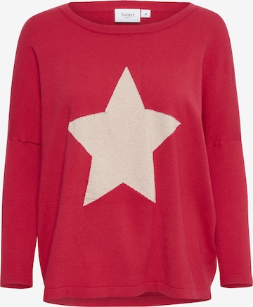 SAINT TROPEZ Pullover 'Baria' in Rot: Vorderseite