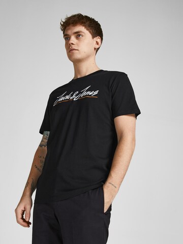 JACK & JONES - Camiseta 'Tons Upscale' en negro