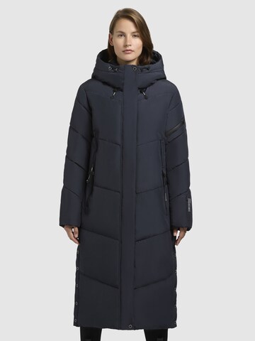 khujo Mantel 'Sonje6' in Blau: Vorderseite