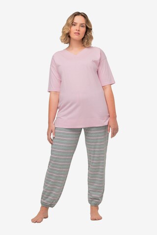 Pantalon de pyjama Ulla Popken en mélange de couleurs : devant