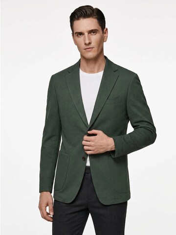 ALLTHEMEN Regular fit Suit Jacket 'Welle' in Green: front