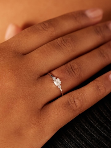 Lucardi Ring 'Schick' in Silber