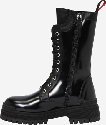 MAX&Co. - Botas con cordones en negro