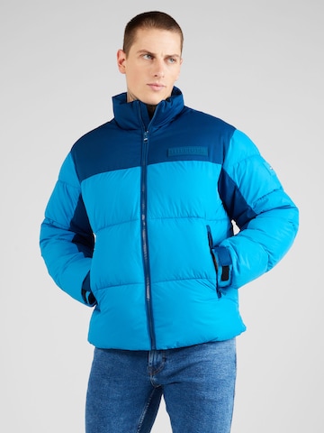 TOMMY HILFIGER Winterjas 'New York' in Blauw: voorkant