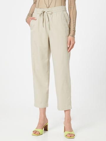 Effilé Pantalon 'V-EASY' GAP en beige : devant