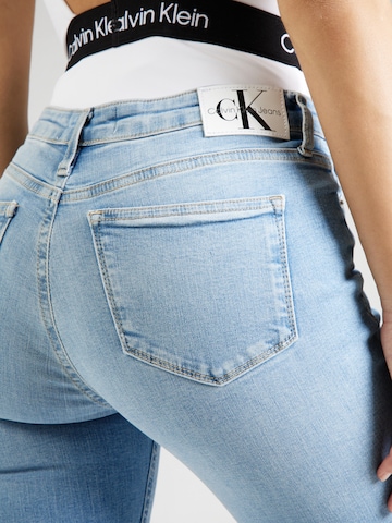 Calvin Klein Jeans Skinny Džíny – modrá
