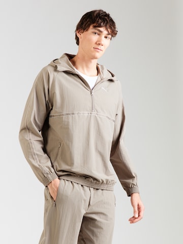 PUMA Prehodna jakna 'CLASS' | siva barva: sprednja stran