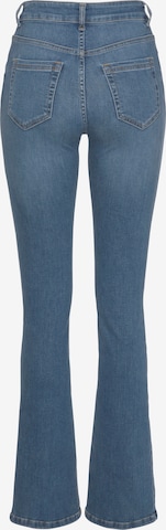 LASCANA Flared Jeans in Blauw