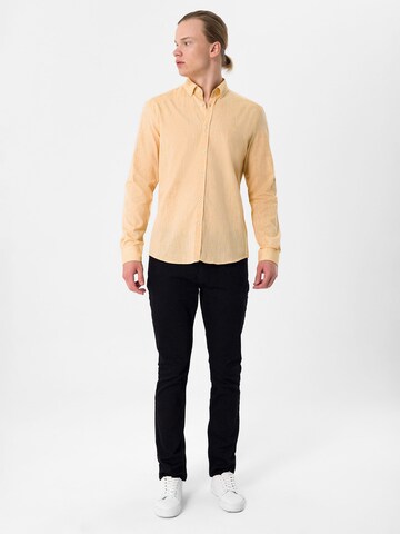 Moxx Paris Regular fit Srajca | rumena barva