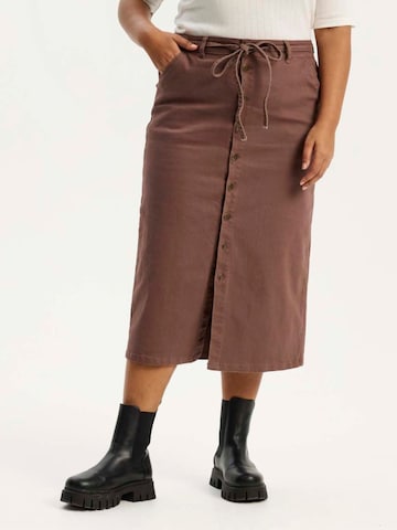 Anyday Skirt 'Katina 472' in Brown