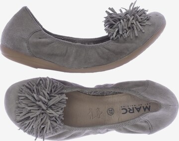 Marc Shoes Flats & Loafers in 37 in Grey: front