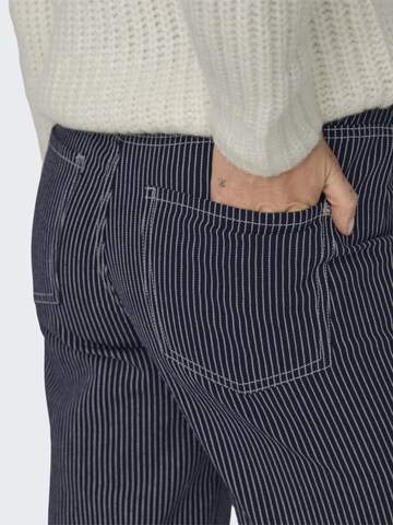 ONLY Regular Broek in Blauw