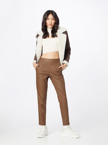 Coupe slim Pantalon 'Belle Lisa' OBJECT en marron