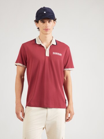 NAPAPIJRI Poloshirt 'MURLO' in Rot: Vorderseite
